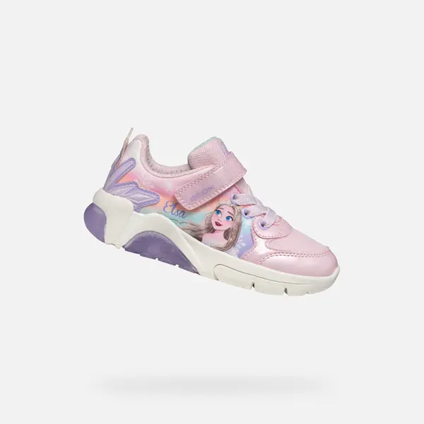 GEOX Pink Girls Sneakers Geox Fadinlight - Girls