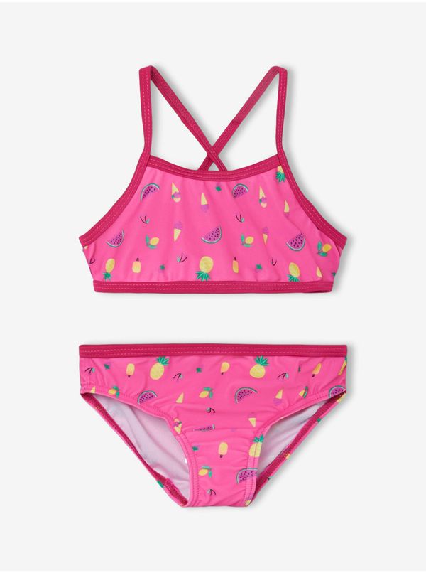 name it Pink Girly Patterned Swimwear Name It Ziza - Girls