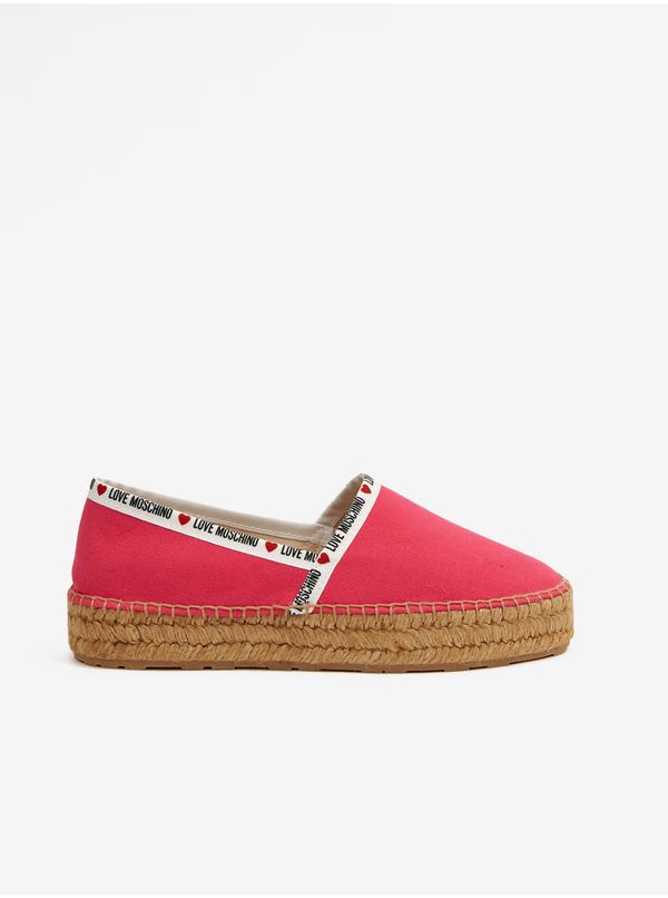 Love Moschino Pink Women's Espadrilles Love Moschino - Women