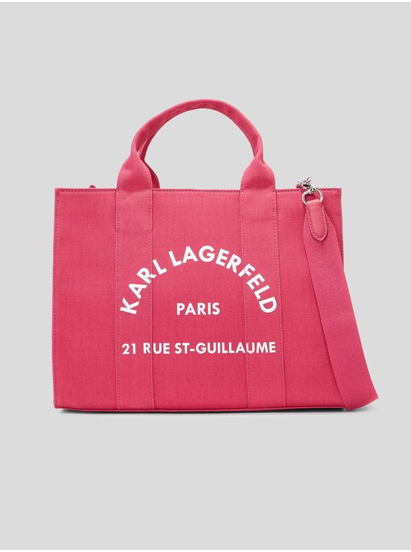 Karl Lagerfeld Pink women's handbag KARL LAGERFELD Rue St-Guillaume - Women's