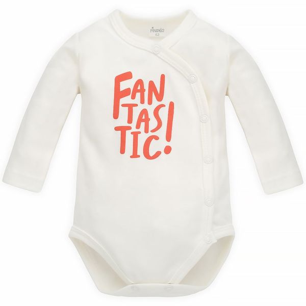 Pinokio Pinokio Bodysuit Buttoned Long Sleeve Orange Flip