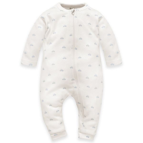 Pinokio Pinokio Kids's Lovely Day Babyblue Zipped Overall Feet