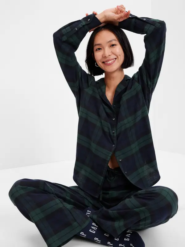 GAP Пижама GAP с фланелни карета