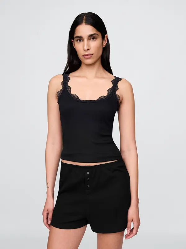 GAP Пижамен топ GAP с дантела