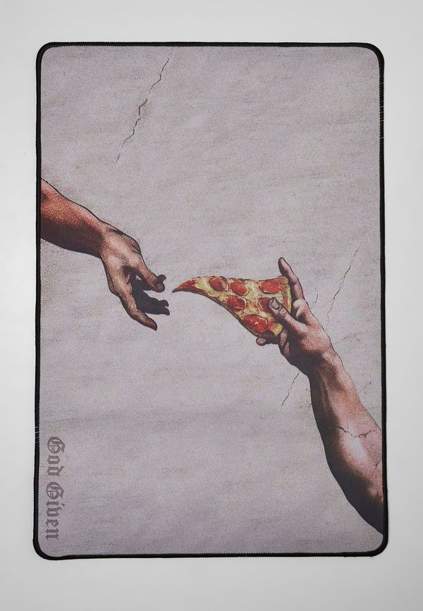 Mister Tee Pizza Art Desk Pad Multicolor