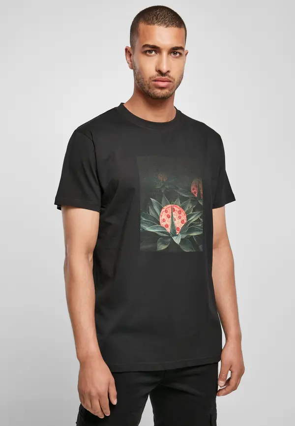 Mister Tee Pizza Plant Tee Black