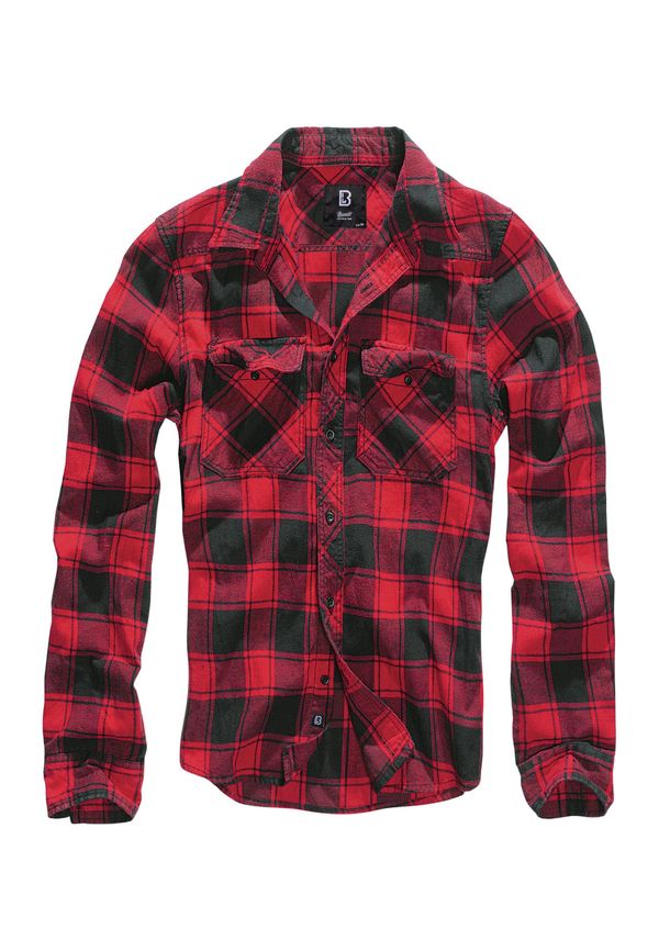 Brandit Plaid shirt red/black