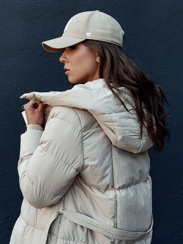 DStreet Płaszcz pikowany damski CLOUTIQUE beżowy Dstreet