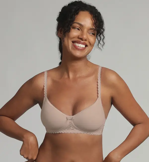Playtex PLAYTEX WIREFREE PADDED BRA - Women's underwire bra - nude