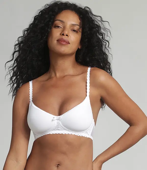 Playtex PLAYTEX WIREFREE PADDED BRA - Women's underwire bra - white