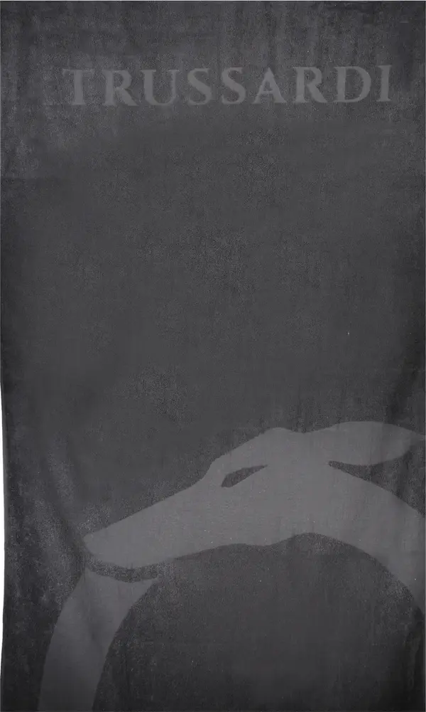 Trussardi Плажна кърпа Trussardi Jeans черна