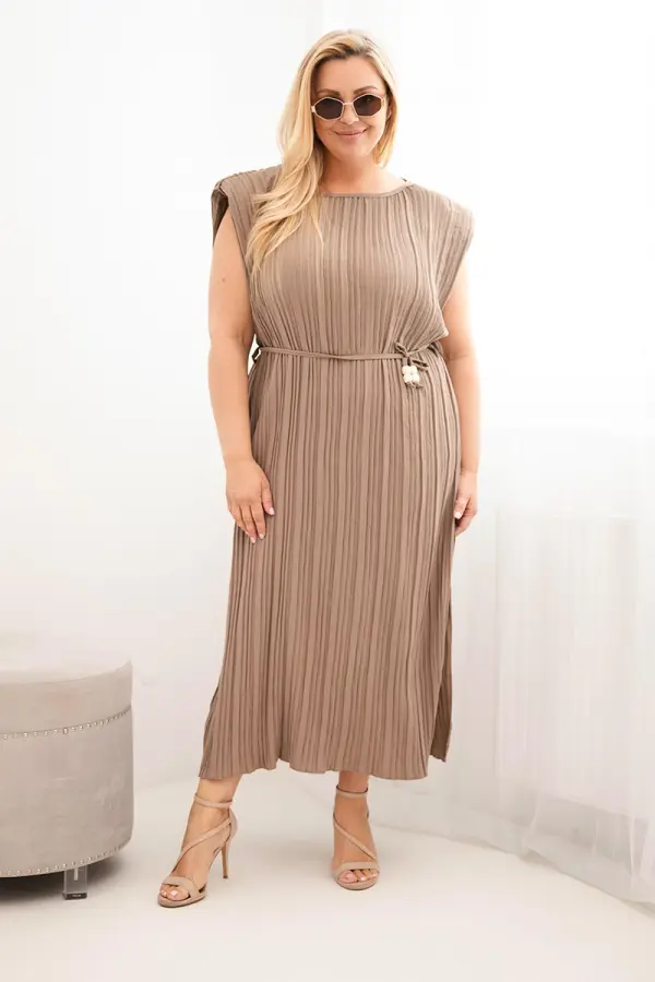 Kesi Włoski Плисирана рокля Kesi Włoski Plus Size