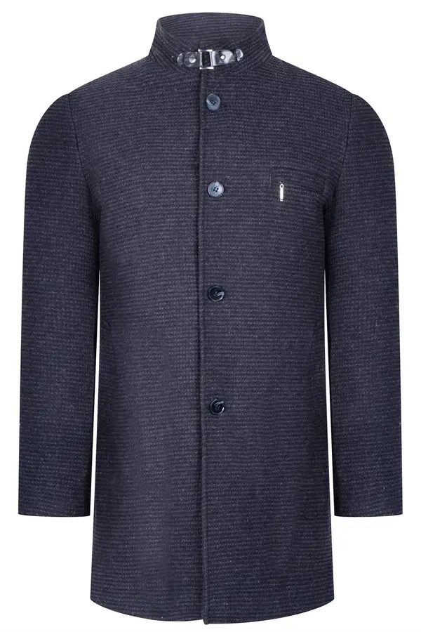 dewberry PLT8367 DEWBERRY MEN'S COAT-DARK FLAT ANTHRACITE