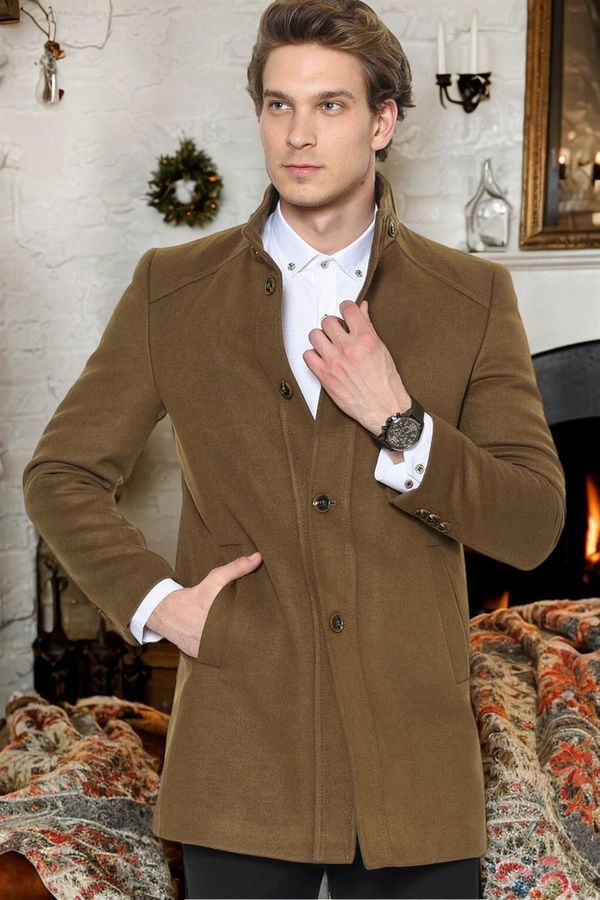 dewberry PLT8370 МЪЖКО ПАЛТО-ПРАВА КАМИЛА