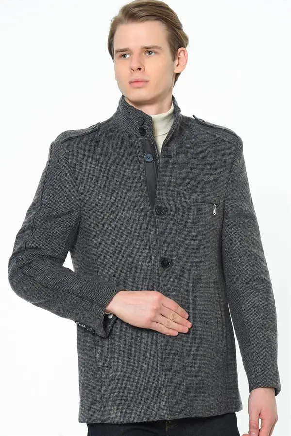 dewberry PLT8378 МЪЖКО ПАЛТО-ЛЕК АНТРАЦИТ