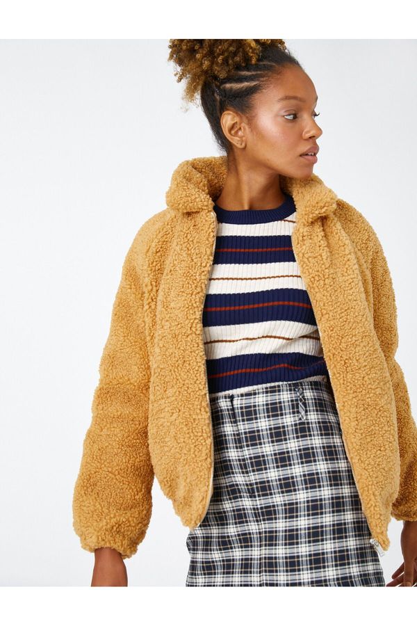 Koton Плюшено джобно палто Koton