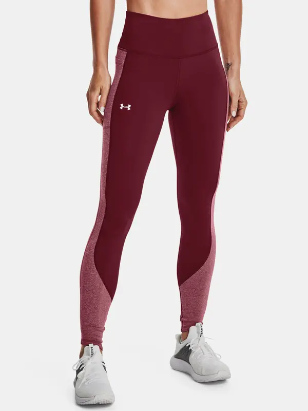 Under Armour Под броня гамаши ColdGear блокиран клин-RED - жени
