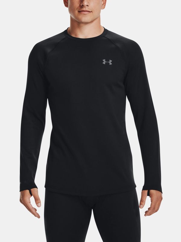 Under Armour Под броня тениска пакетирана база 4.0 Crew-BLK - мъже