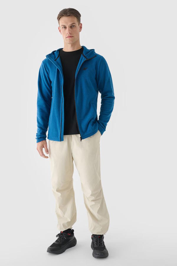 4F Полар Мъжки С Капюшон Регулярен 4F Тюркоазен 4FWMM00TFL