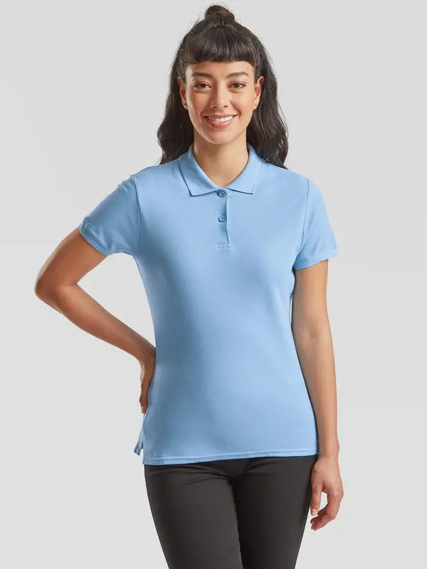 Fruit of the Loom Polo Fruit of the Loom Women's Blue T-shirt
