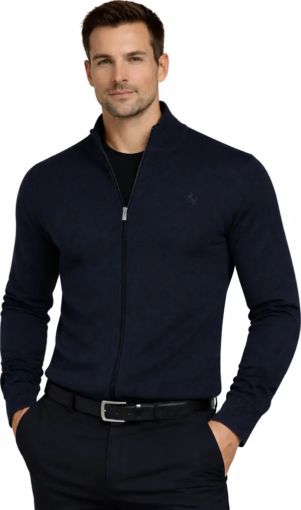 POLO LARA Polo Lara - Мъжки кардиган - Син