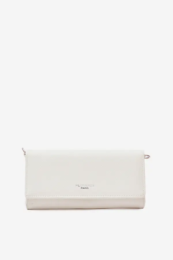 FLORA & CO Портфейл и чанта 2в1 Flora&amp;Co Ecru Suzette
