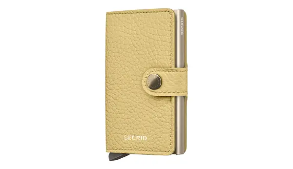 Secrid Портфейл Secrid Miniwallet Pebble Butter Yellow