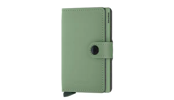 Secrid Портфейл Secrid Miniwallet Yard с цвят на шамфъстък
