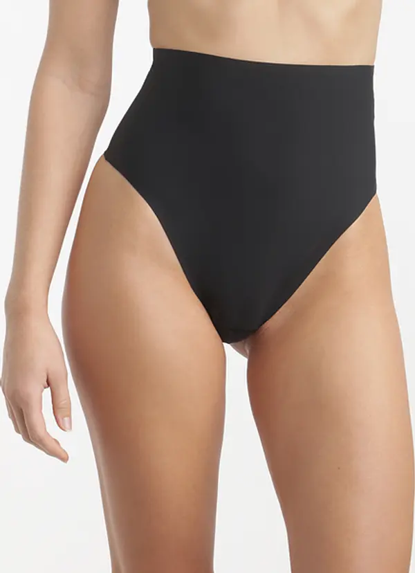 DIM Прашки DIM INVISIBLE MID WAIST - черни