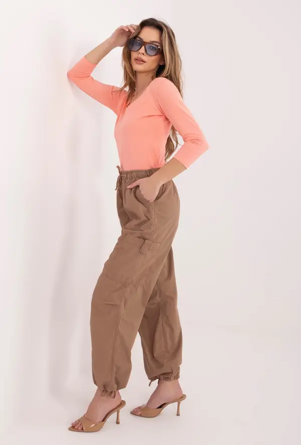 RUE PARIS Прасковена обикновена блуза