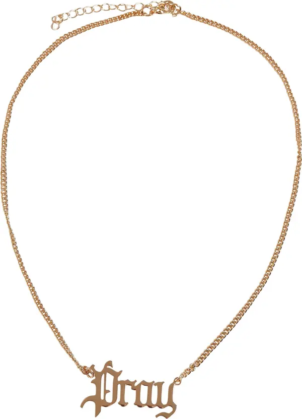Mister Tee Pray necklace - gold colors