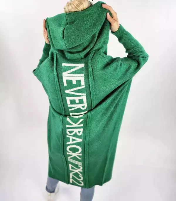 Pri Pri Long cardigan sweater with wool NEVER LOOK BACK