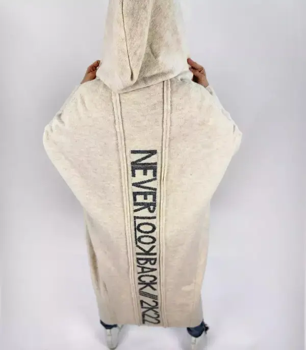 Pri Pri Long cardigan sweater with wool NEVER LOOK BACK