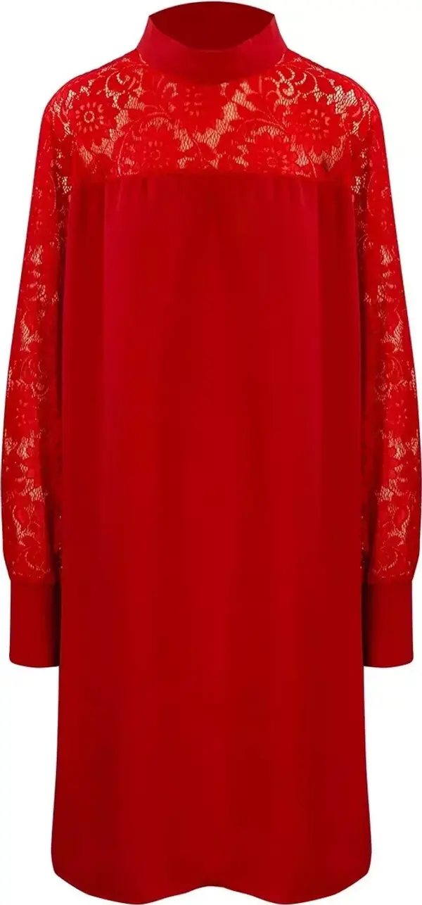 Pri Pri Women's Decorative Lace Midi Dress