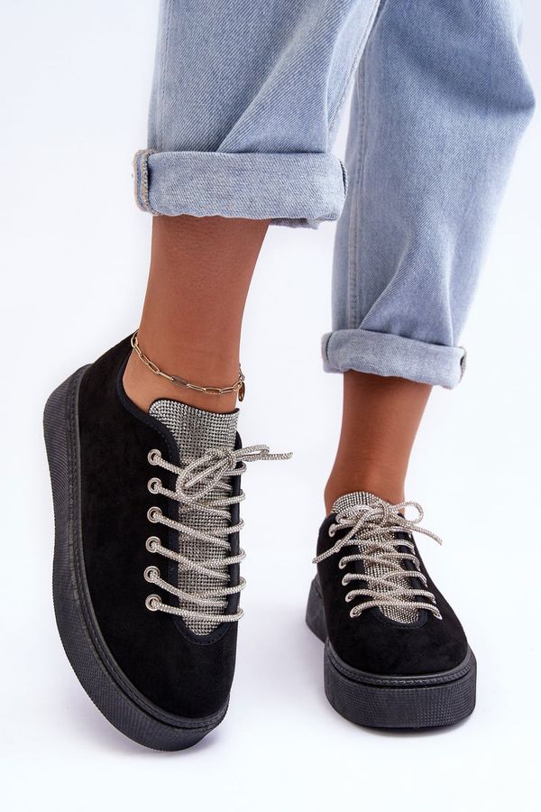 PS1 PS1 Дамски спортни обувки Dazzled Jet Черни Ecea