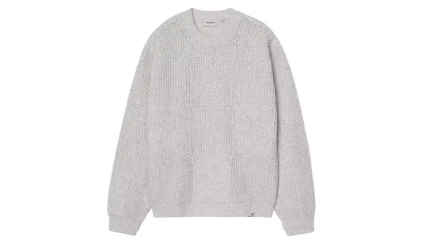 Carhartt Wip Пуловер Carhartt WIP Bishop в сив цвят