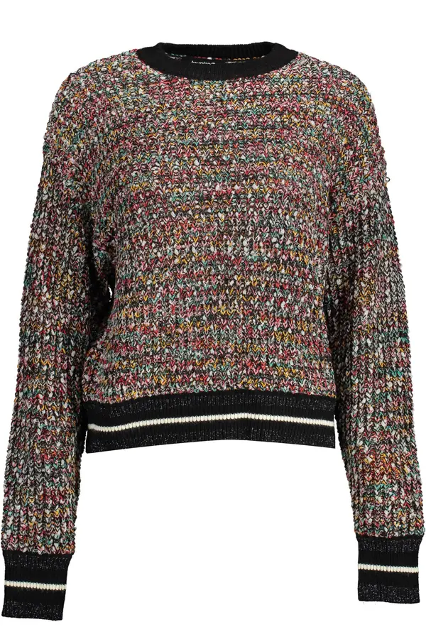 DESIGUAL Пуловер с шарки DESIGUAL