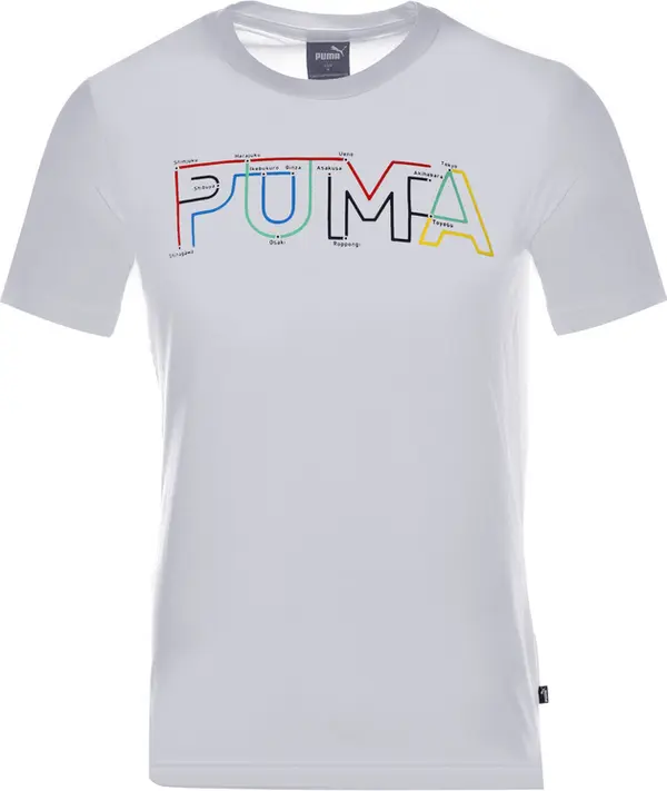 Puma Puma бяла тениска Graphic 584712-02