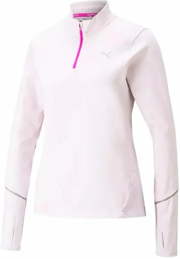 Puma Puma Run 5K Knit 1/2 Zip Lavender Fog Women's Sweatshirt