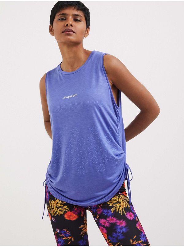 DESIGUAL Purple Desigual Tulum Women's Sports Top - Women