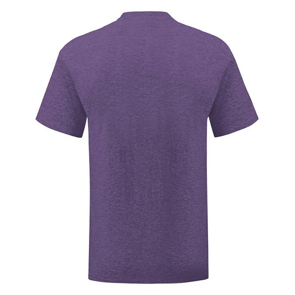 Fruit of the Loom Purple men's t-shirt in combed cotton Iconic sleeve Fruit of the Loom