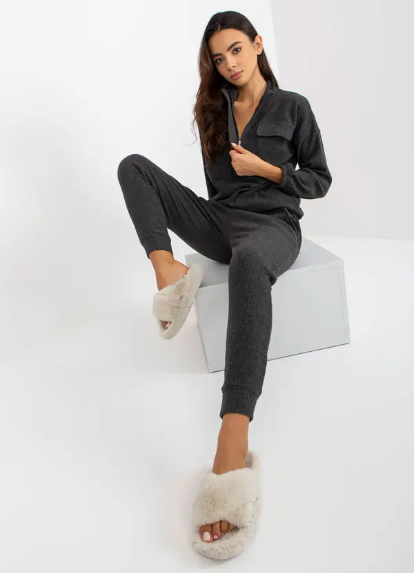 BERRAK Pyjamas-BR-PI-9124-dark gray