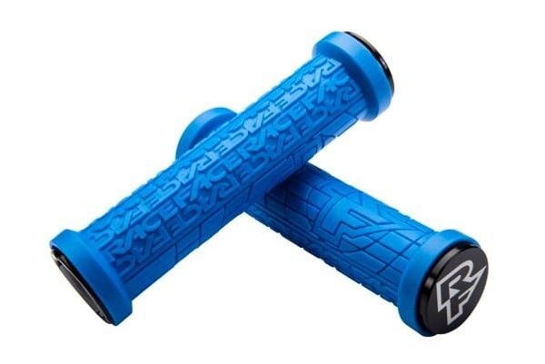 Race Face Race Face Grippler handlebar grips, 33mm, Lock On, blue
