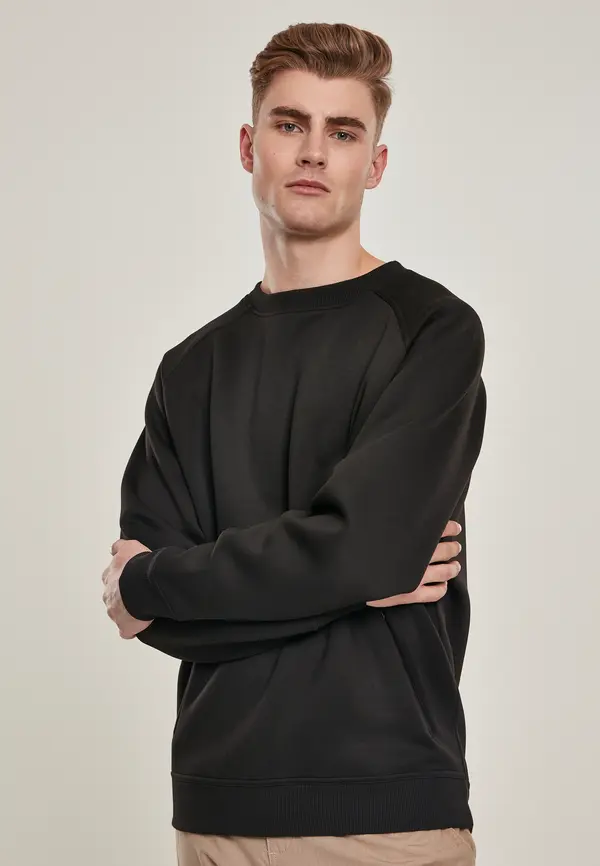 Urban Classics Raglan Zip Pocket Crew black