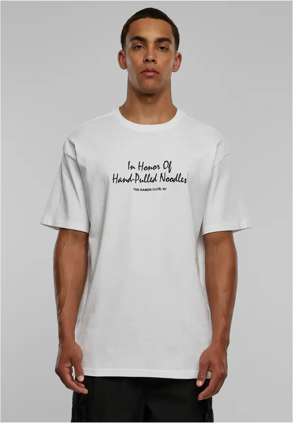 Mister Tee Ramen Club Heavy Oversize T-shirt white