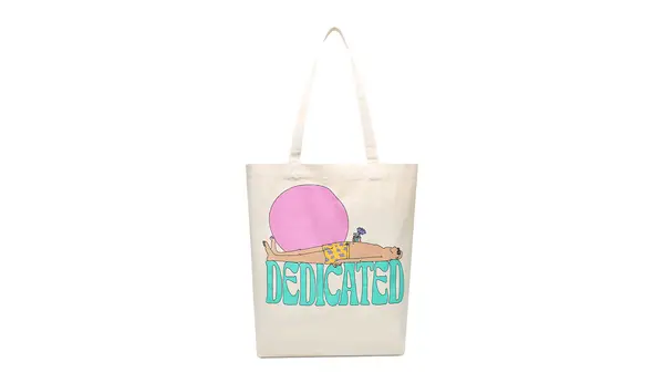Dedicated Раници и чанти - Dedicated Tote Bag Torekov Vacay Logo Off-White Offwhite