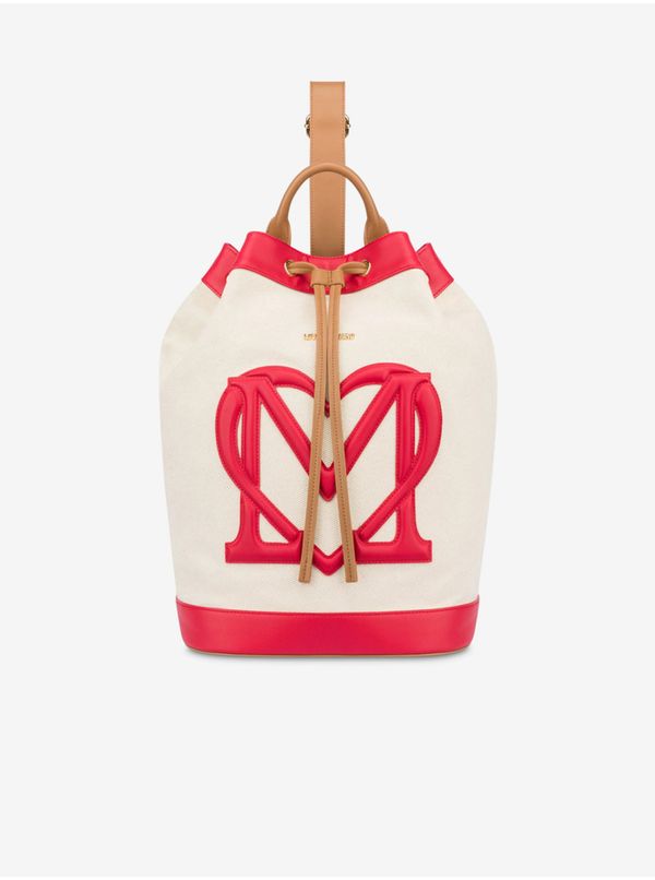Love Moschino Red-Beige Women's Bag Love Moschino - Women