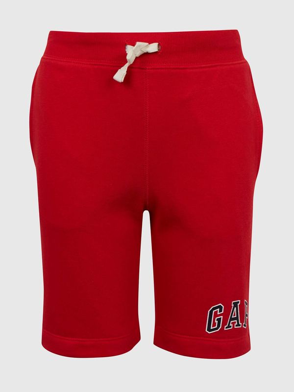 GAP Red Boys' Shorts Sweatpants Logo GAP