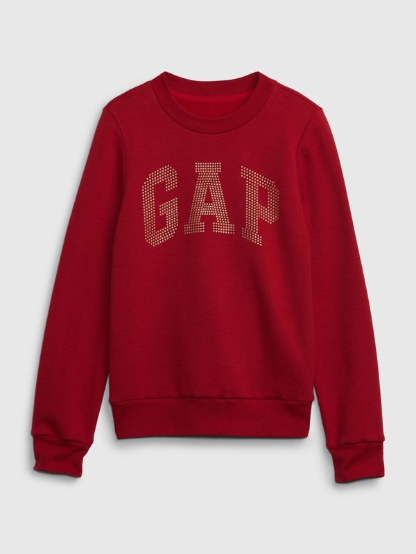 GAP Red girly sweatshirt with GAP logo