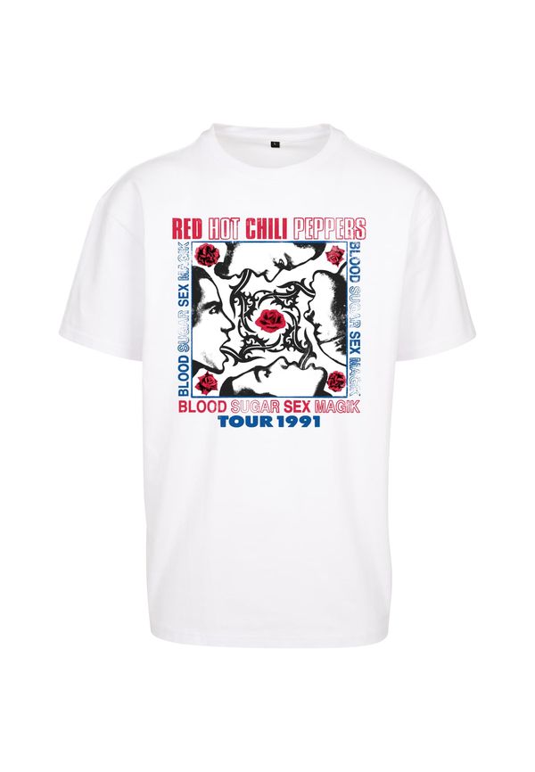 Mister Tee Red Hot Chilli Peppers oversize t-shirt white